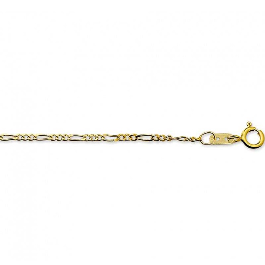 Kettingen Mostert Huiscollectie | Gouden Figaro Ketting 1.6 Mm