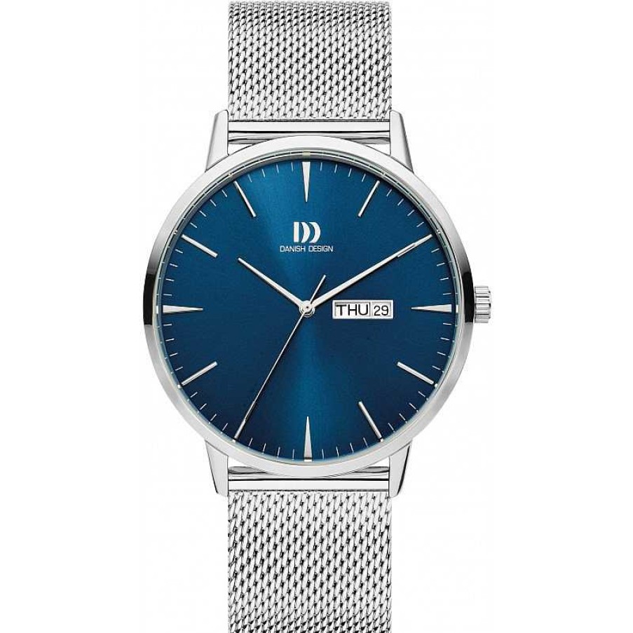 Horloges Danish Design | Danish Design Tidl S Akilia Iq68Q1267 - Herenhorloge Zilverkleurig 41 Mm