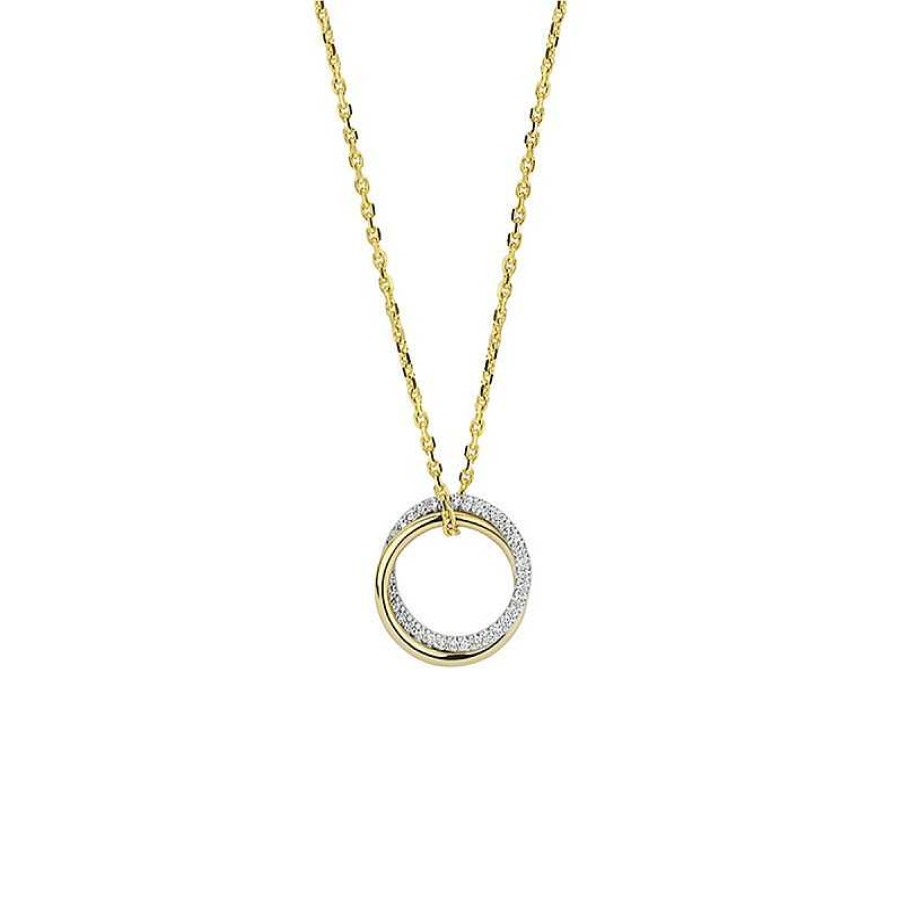 Kettingen Mostert Huiscollectie | Gouden Ketting Met Diamant 41-45 Cm