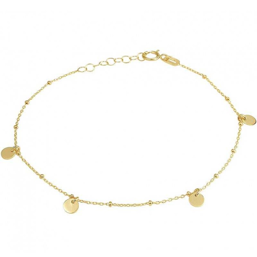 Armbanden Mostert Huiscollectie | Armband Goud Met Vier Rondjes