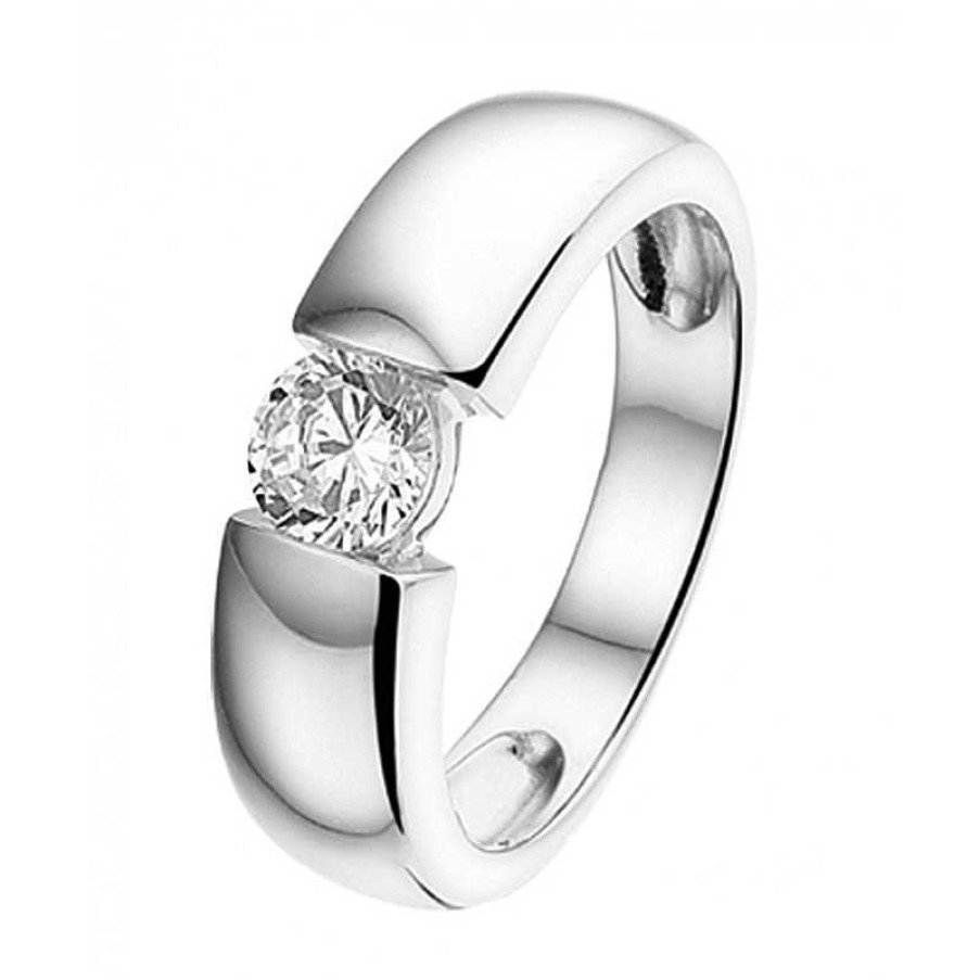 Ringen Mostert Huiscollectie | Zilveren Dames Ring Zirkonia