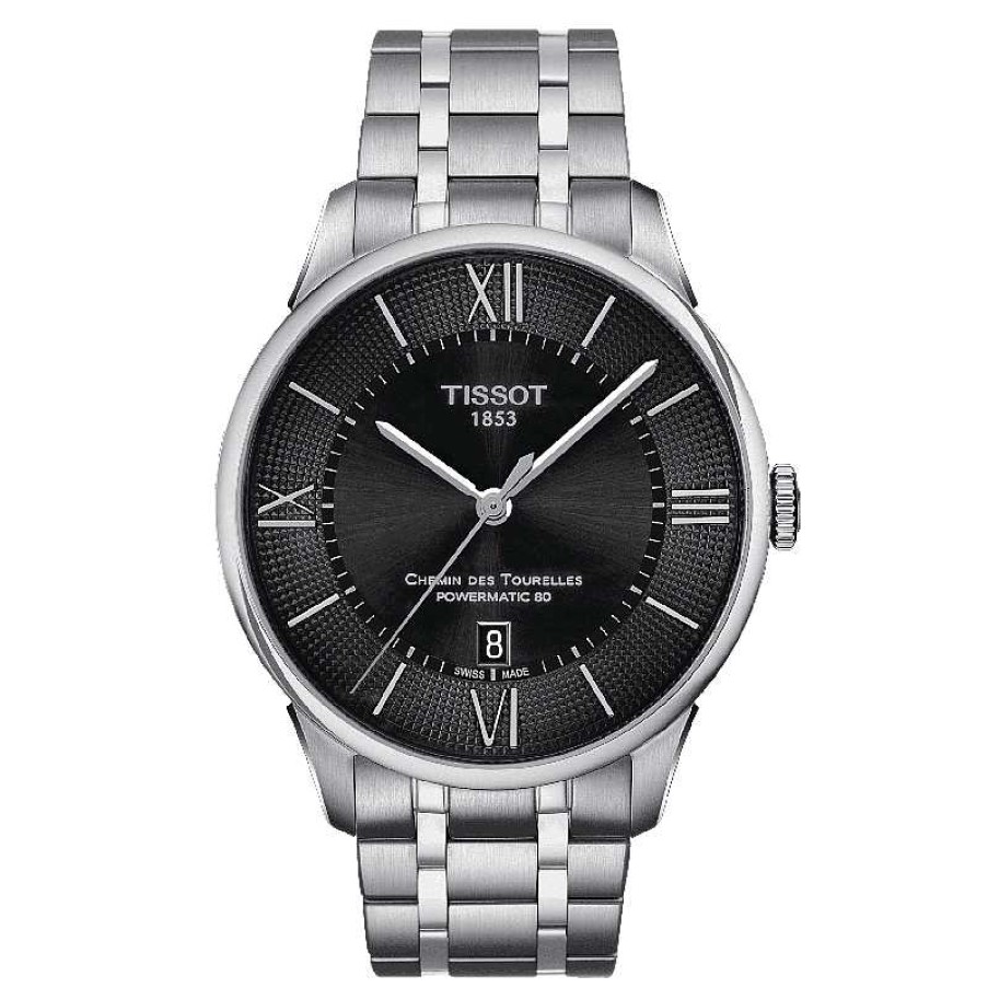 Horloges Tissot | Tissot Herenhorloge Chemin Des Tourelles Powermatic 80