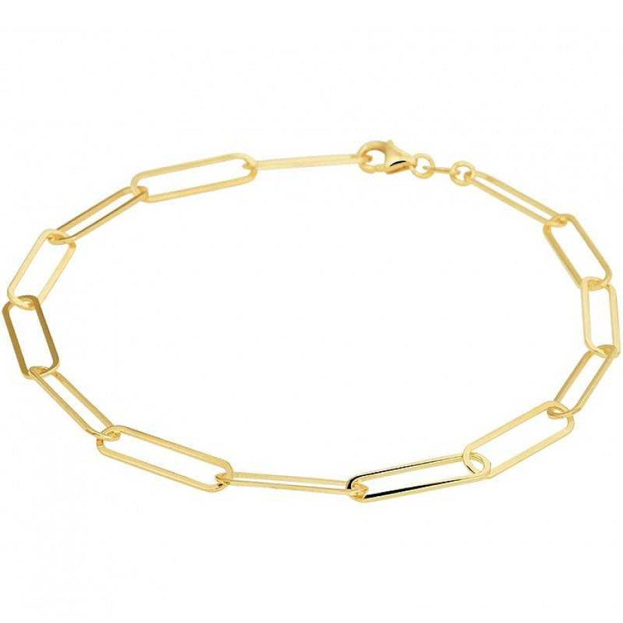 Armbanden Mostert Huiscollectie | Gouden Armband Ankerschakel 4 Mm