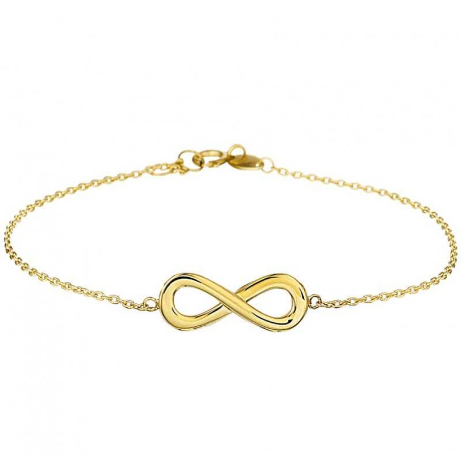 Armbanden Mostert Huiscollectie | Infinity Armband Goud