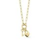 Kettingen Mostert Huiscollectie | Gold Plated Ketting Met Slotje En Sleutel