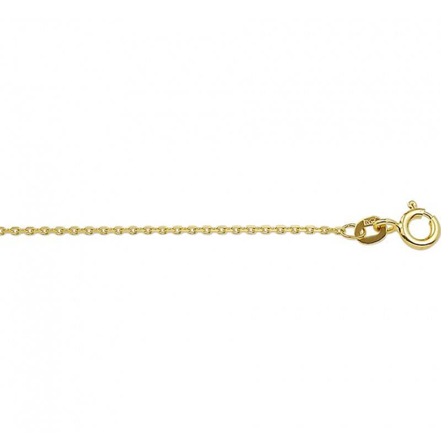 Kettingen Mostert Huiscollectie | Gouden Ketting Zonder Hanger Anker Geslepen 1 Mm