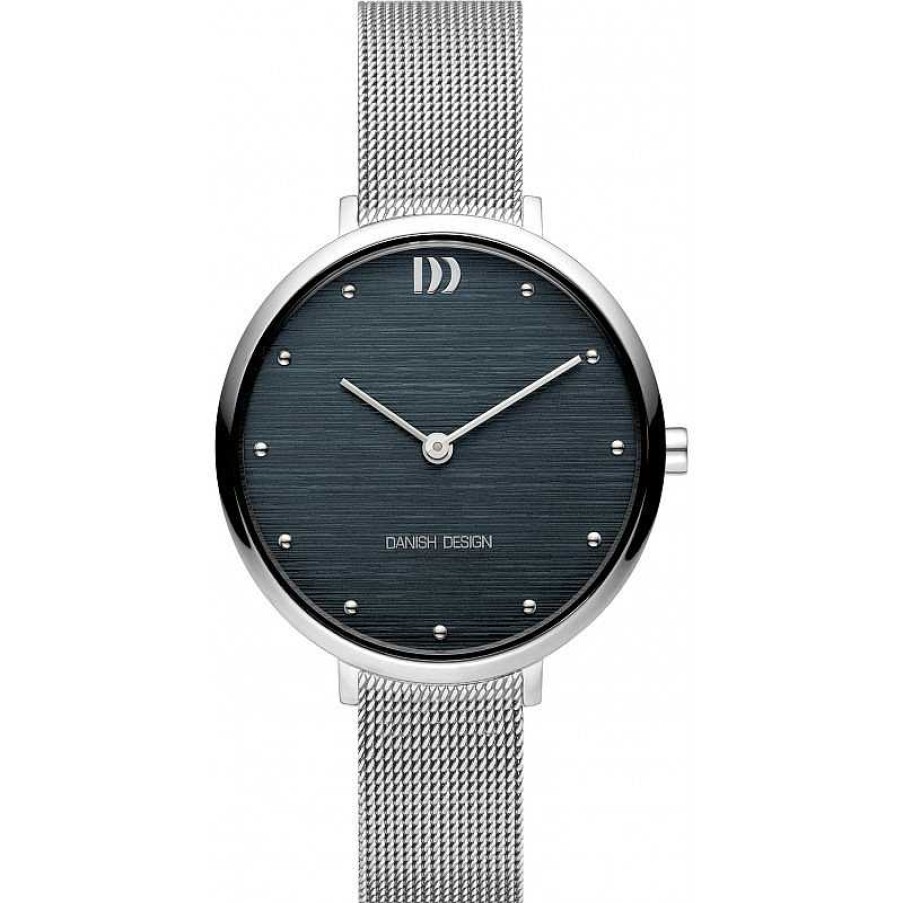 Horloges Danish Design | Danish Design Pure Amelia Iv69Q1218 - Dameshorloge Zilverkleurig 33 Mm