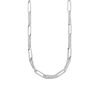 Kettingen Mostert Huiscollectie | Schakelketting Met Paperclip En Gourmet Schakel- Lengte 42 + 3 Cm