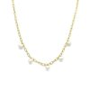 Kettingen Mostert Huiscollectie | Gold Plated Ketting Met Parels 42 - 45 Cm