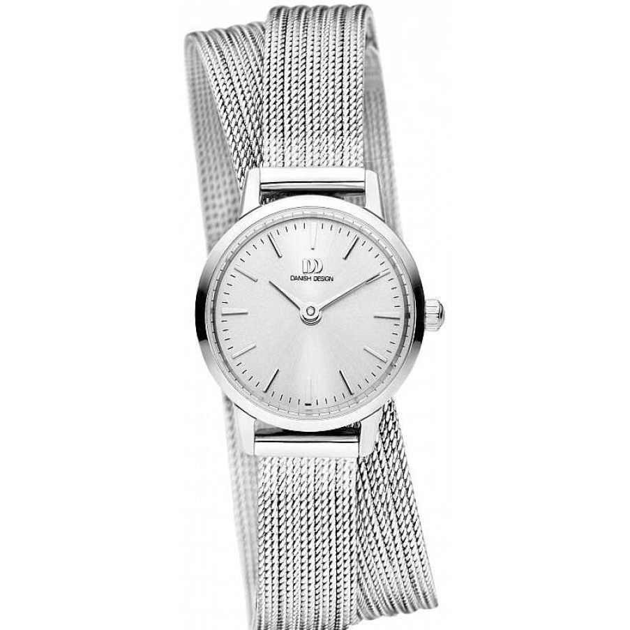 Horloges Danish Design | Danish Design Tidl S Akilia Iv82Q1268 - Dameshorloge Zilverkleurig 22 Mm