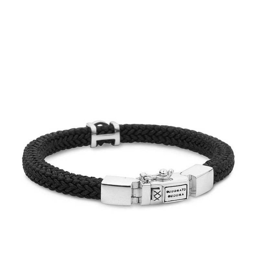 Armbanden Buddha to Buddha | Buddha To Buddha 780Bl Armband Denise Cord Black