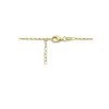 Kettingen Mostert Huiscollectie | Gold Plated Ketting Met Graveerhanger - Lengte 42 + 3 Cm