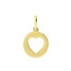 Hangers Mostert Huiscollectie | Gouden Hanger Hart Diameter 9.5 Mm