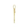 Hangers Mostert Huiscollectie | Gouden Hanger Sleutel Met Hart En Zirkonia