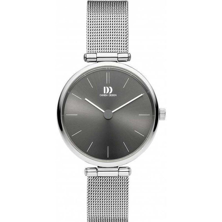 Horloges Danish Design | Danish Design Pure Rosalyn Iv64Q1269 - Dameshorloge Zilverkleurig 34 Mm