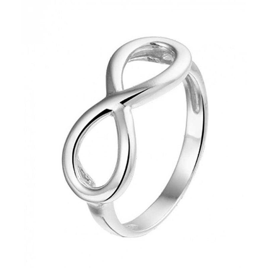 Ringen Mostert Huiscollectie | Kinder Ring In Het Zilver Met Thema Liefde 8.5 Mm Breed