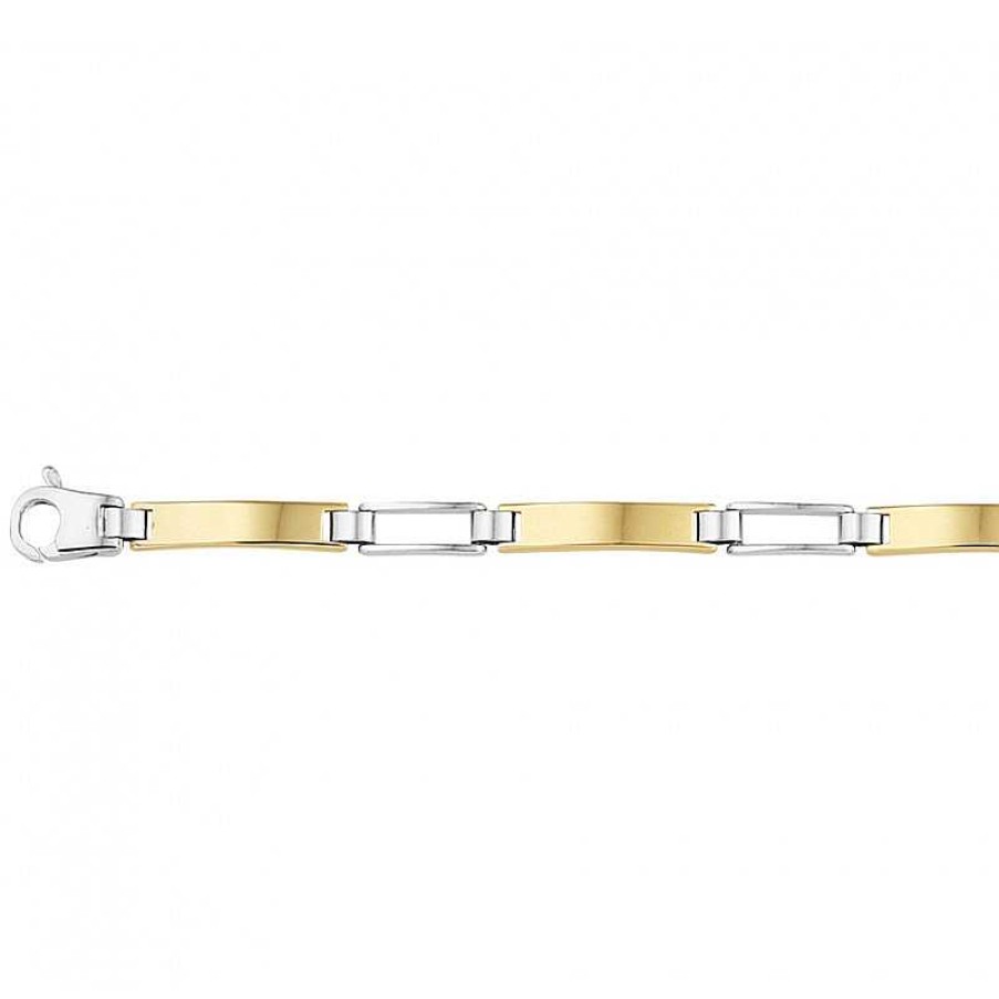 Armbanden Mostert Huiscollectie | Exclusieve Gouden Bicolor Dames Armband