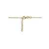 Kettingen Mostert Huiscollectie | Gold Plated Ketting Met Vijf Dichte Rondjes Gediamanteerd - Lengte 42 + 3 Cm