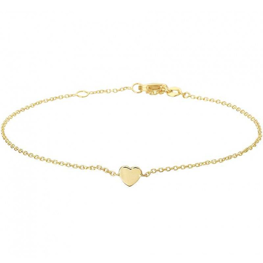 Armbanden Mostert Huiscollectie | Gouden Armband Met Hartje