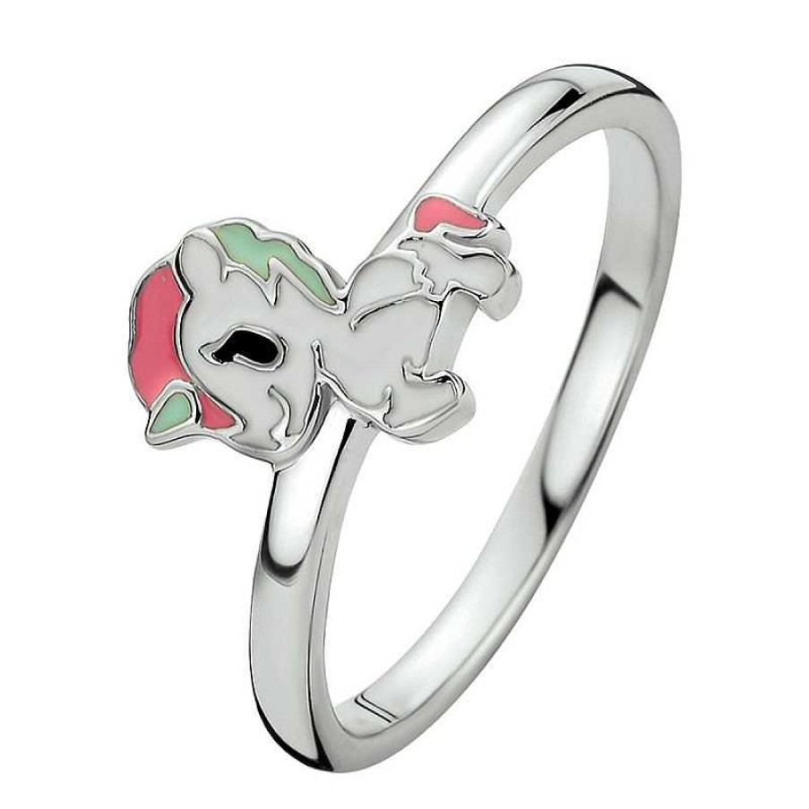 Ringen Mostert Huiscollectie | Kinderring Met Unicorn Zilver