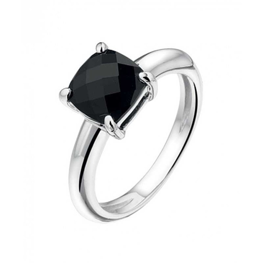 Ringen Mostert Huiscollectie | Klassieke Zilveren Ring Edelsteen Onyx