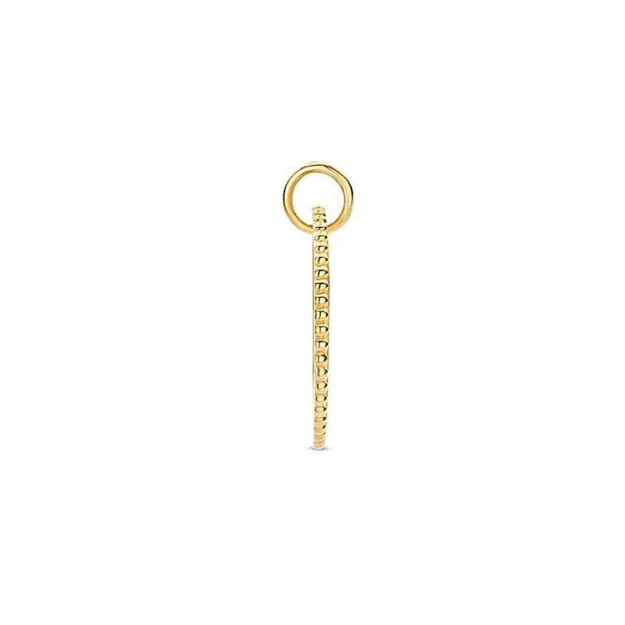 Hangers Mostert Huiscollectie | Gouden Graveerhanger Rond