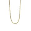 Kettingen Mostert Huiscollectie | Gold Plated Layer Ketting Met Paperclip- En Gourmetschakel - Lengte 42 + 3 Cm