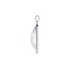 Hangers Mostert Huiscollectie | Grote Zilveren Hanger Met Blauwe Chalcedoon En Transparante Zirkonia'S - 18.5 Mm X 36 Mm