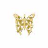 Hangers Mostert Huiscollectie | Gouden Geometrische Hanger Vlinder