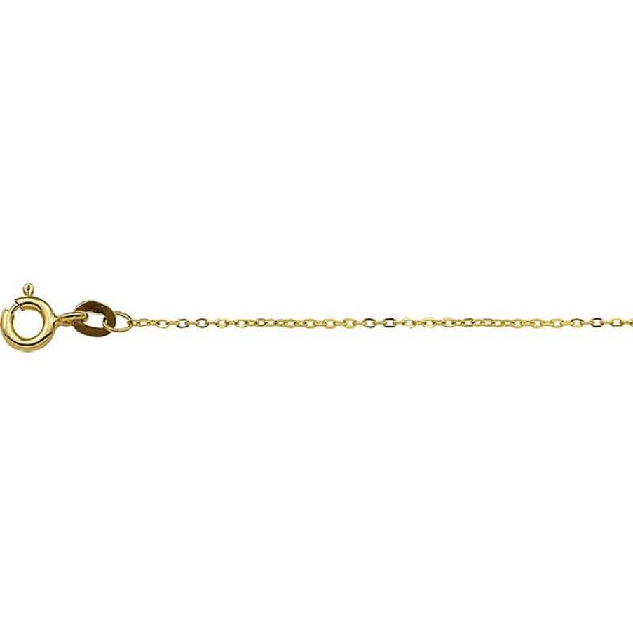 Kettingen Mostert Huiscollectie | Gouden Anker Ketting 1 Mm- Lengte 41-45 Cm