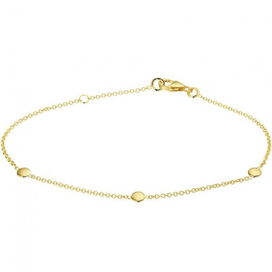 Armbanden Mostert Huiscollectie | Gouden Armband Met Drie Rondjes