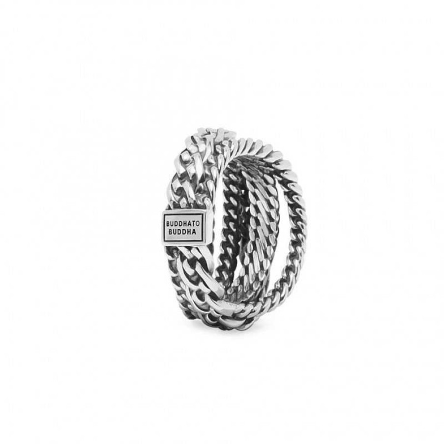 Ringen Buddha to Buddha | Buddha To Buddha 616 Multi Chain Nathalie Ring Silver