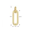 Hangers Mostert Huiscollectie | Gouden Chain Hanger 26 Mm