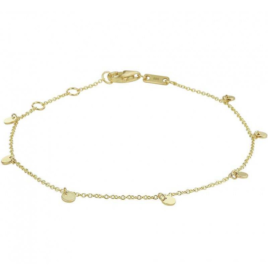 Armbanden Mostert Huiscollectie | Gouden Armband Met Bol Rondje