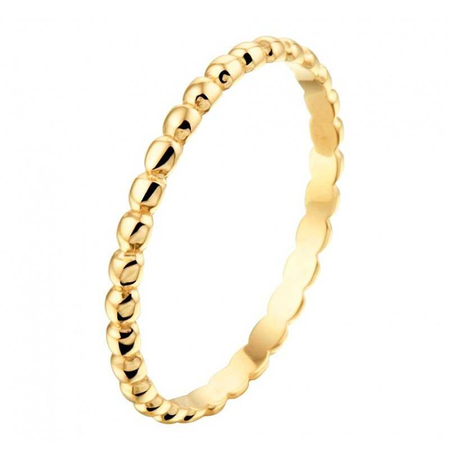 Ringen Mostert Huiscollectie | Trendy Gouden Aanschuifring Van 2 Mm