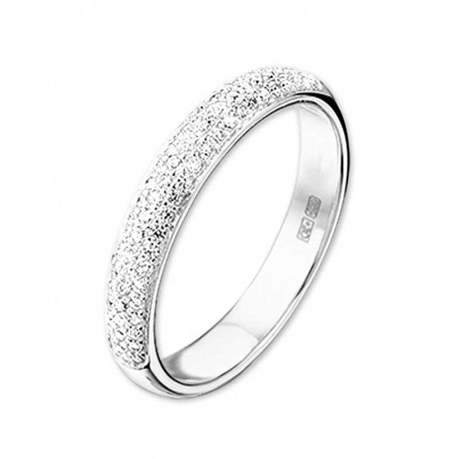 Ringen Mostert Huiscollectie | Ring Witgoud Diamant 0.25 Crt