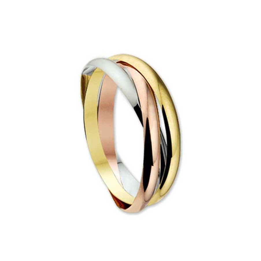 Ringen Mostert Huiscollectie | Moderne 3-In-1 Tricolor Ring