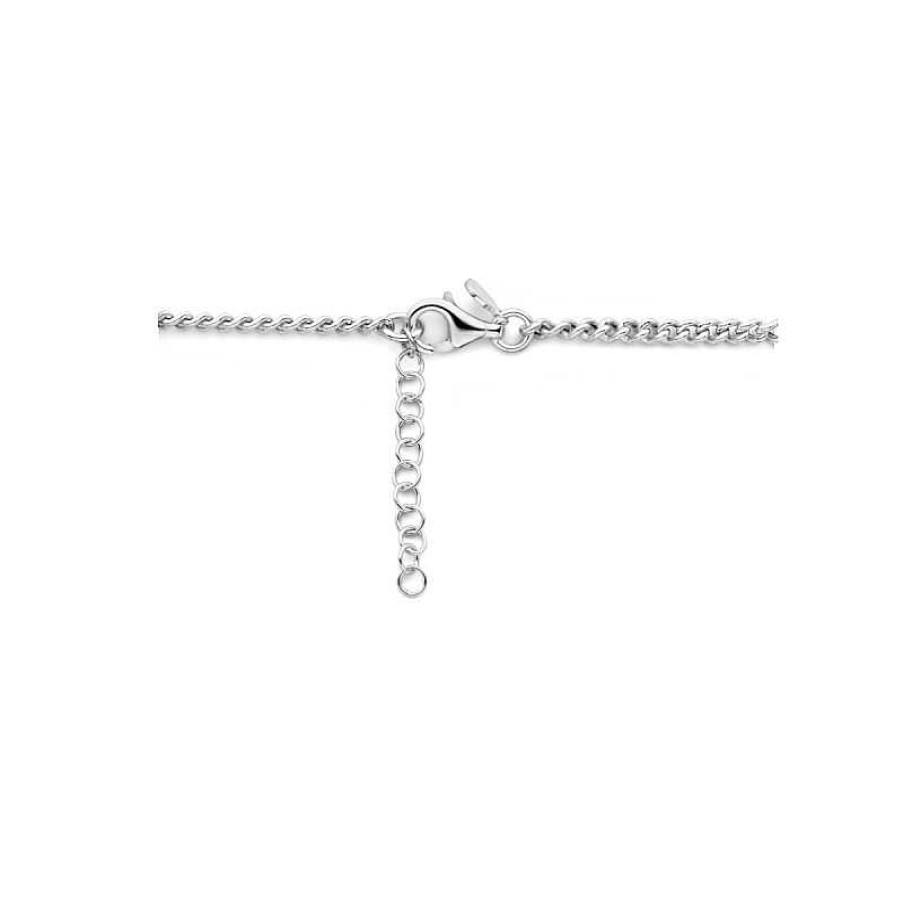 Kettingen Mostert Huiscollectie | Schakelketting Met Paperclip En Gourmet Schakel- Lengte 42 + 3 Cm