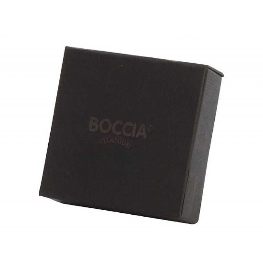 Ringen Boccia Titanium | Boccia Bicolor Ring 0138-04 Titanium Verguld Diamant