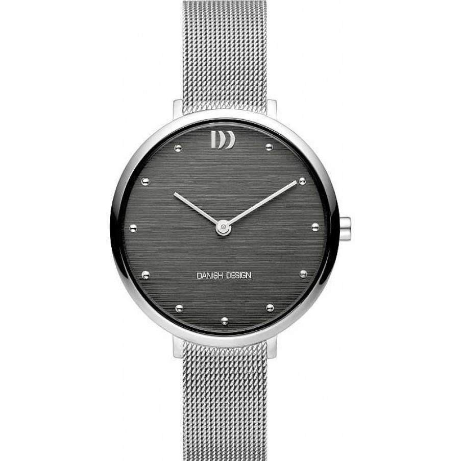 Horloges Danish Design | Danish Design Pure Amelia Iv64Q1218 - Dameshorloge Zilverkleurig 33 Mm