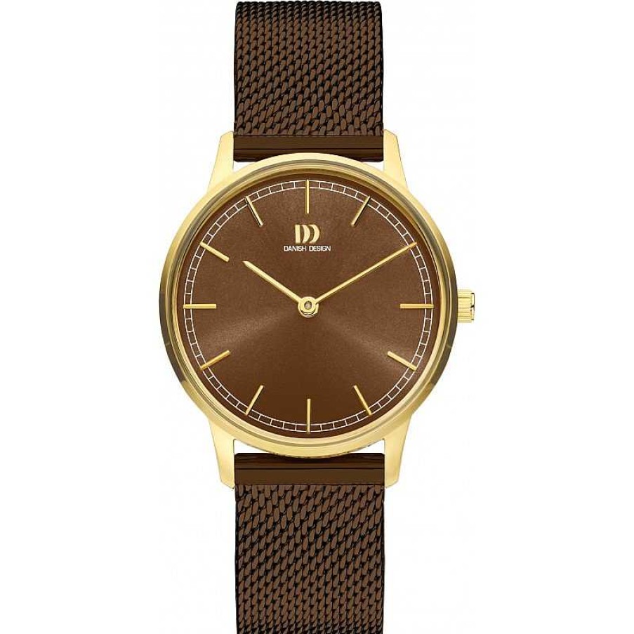 Horloges Danish Design | Danish Design Tidl S Vigels Iv74Q1249 - Dameshorloge Goudkleurig 32 Mm