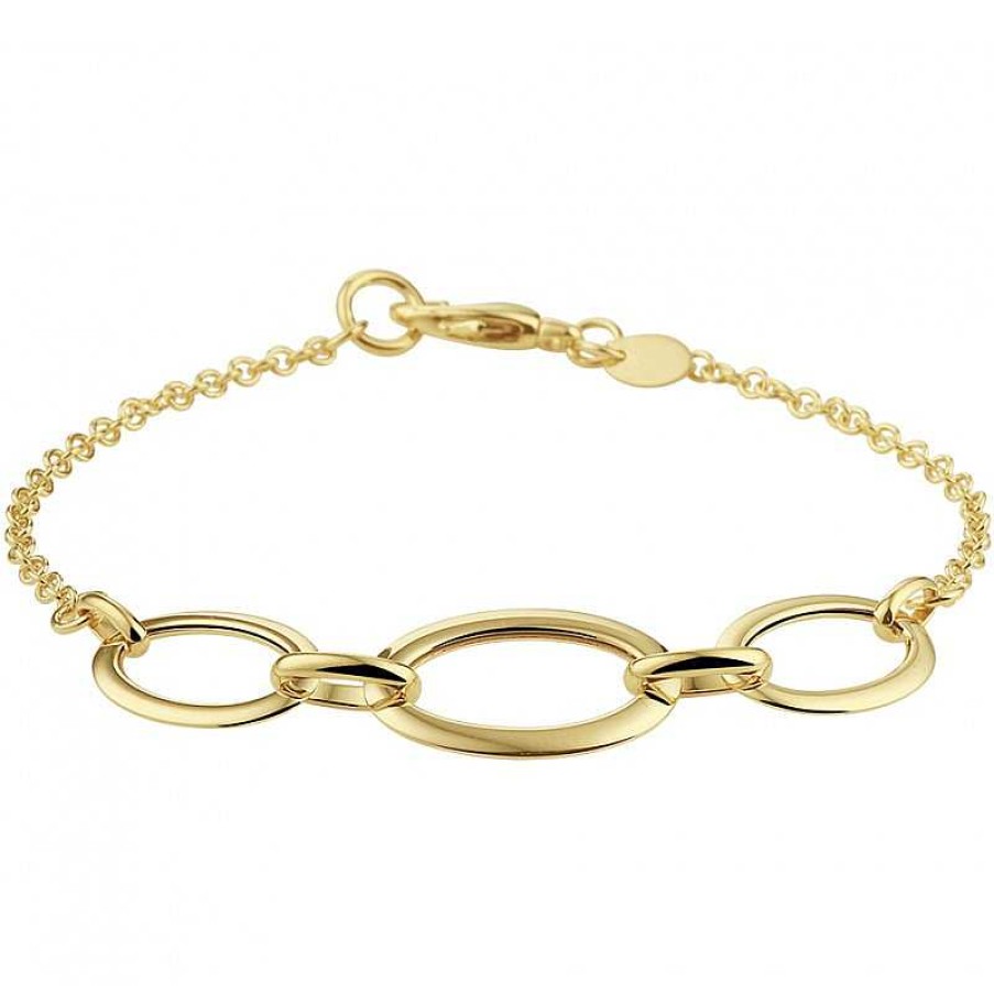 Armbanden Mostert Huiscollectie | Gouden Armband Met Ovaaltjes