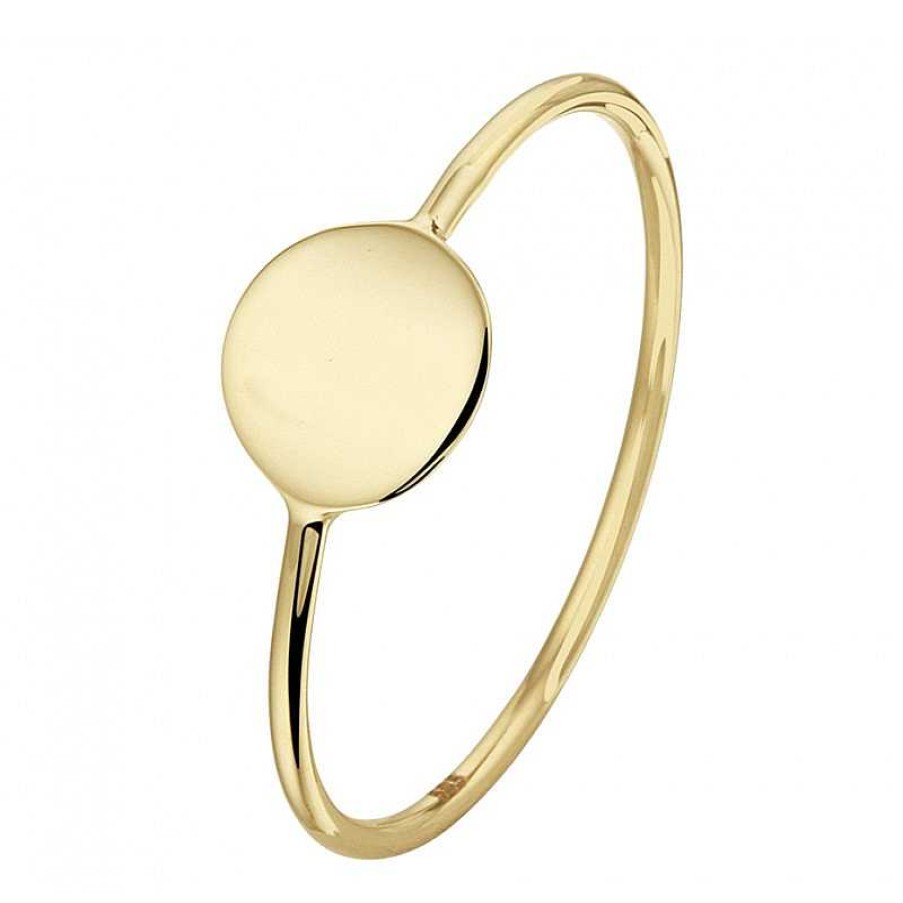 Ringen Mostert Huiscollectie | Gouden Zegelring Rond