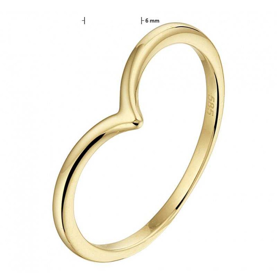 Ringen Mostert Huiscollectie | 14 Krt Gouden Ring