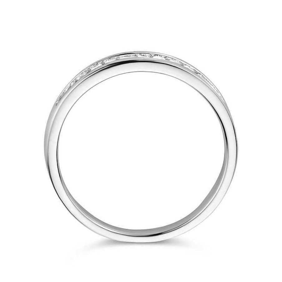 Ringen Mostert Huiscollectie | Zilveren Ring Met Zirkonia 3 Mm