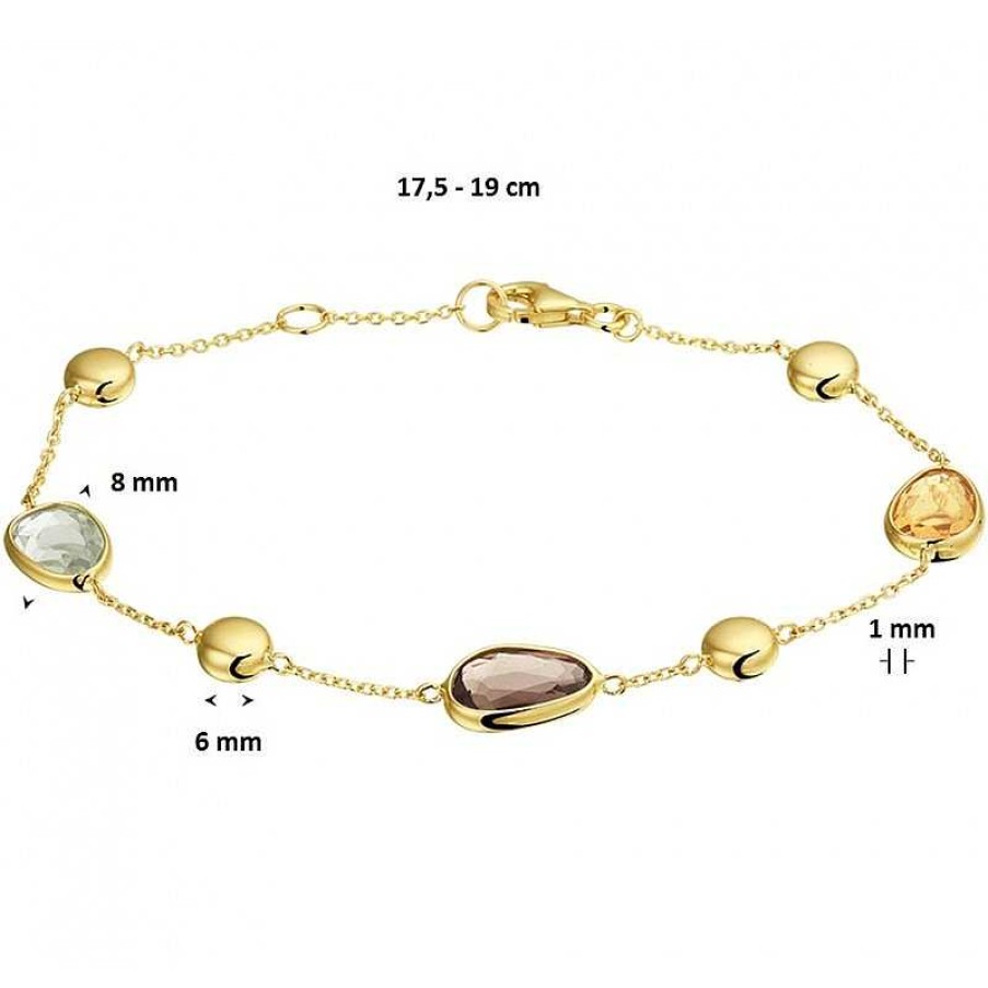 Armbanden Mostert Huiscollectie | Gouden Armband Edelstenen