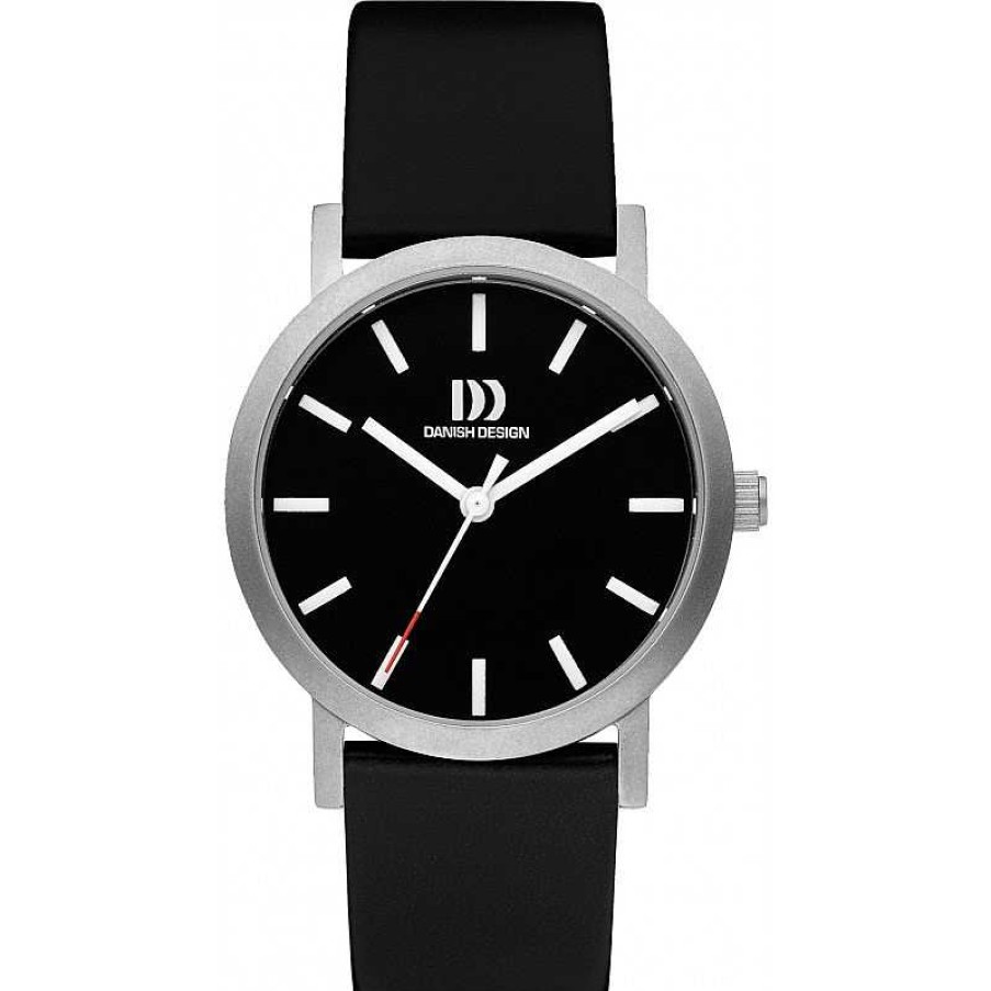 Horloges Danish Design | Danish Design Gl Be Rh Ne Iv13Q1108 - Dameshorloge Van Titanium Met Leren Band