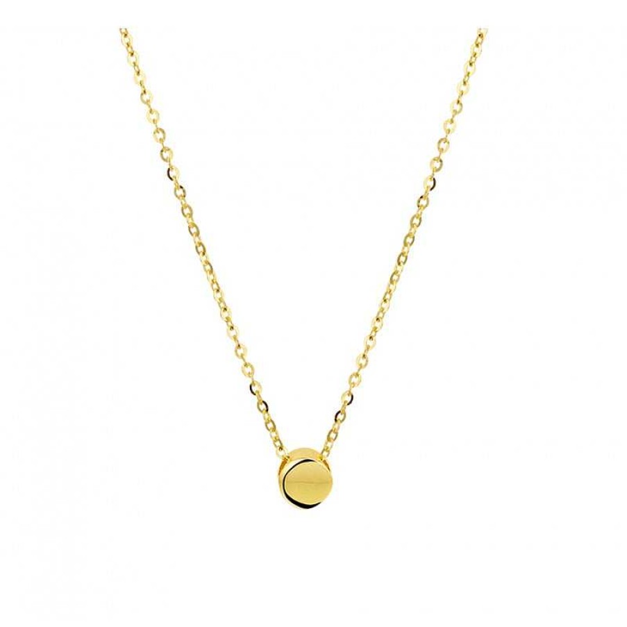 Kettingen Mostert Huiscollectie | Gouden Collier Met Hanger Rond