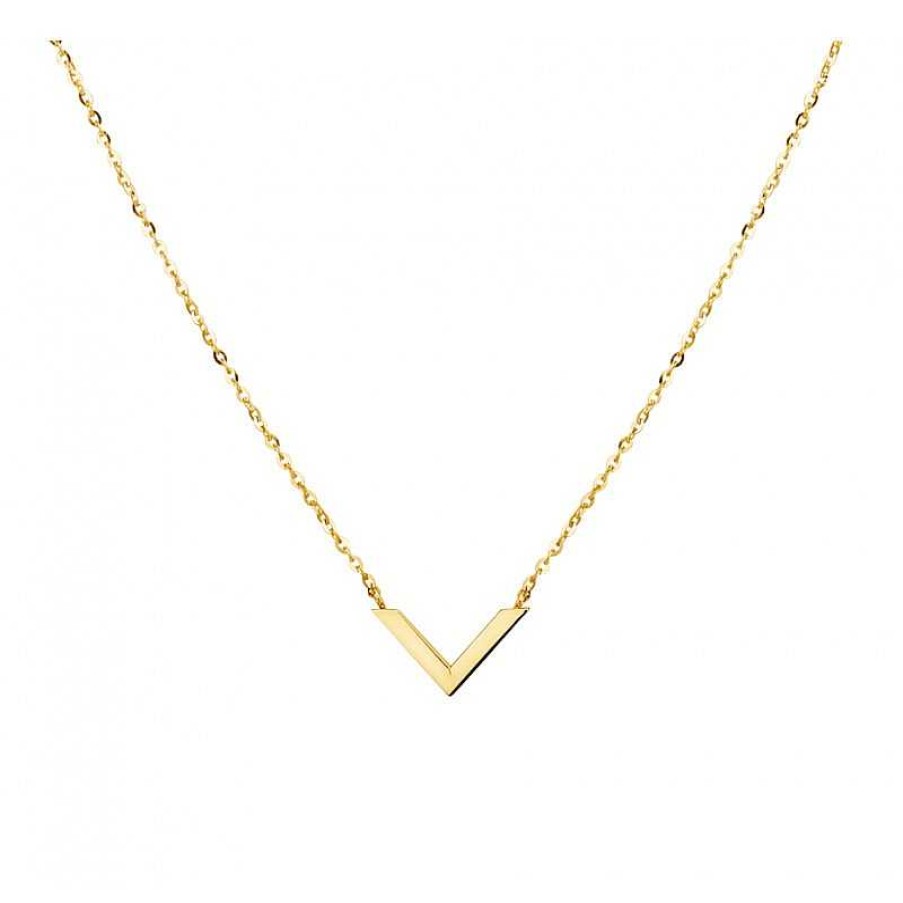 Kettingen Mostert Huiscollectie | V Ketting Goud