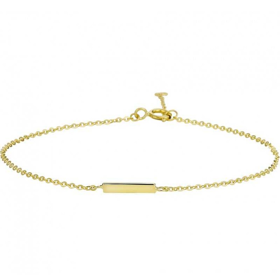 Armbanden Mostert Huiscollectie | Dun Gouden Armbandje Balkje